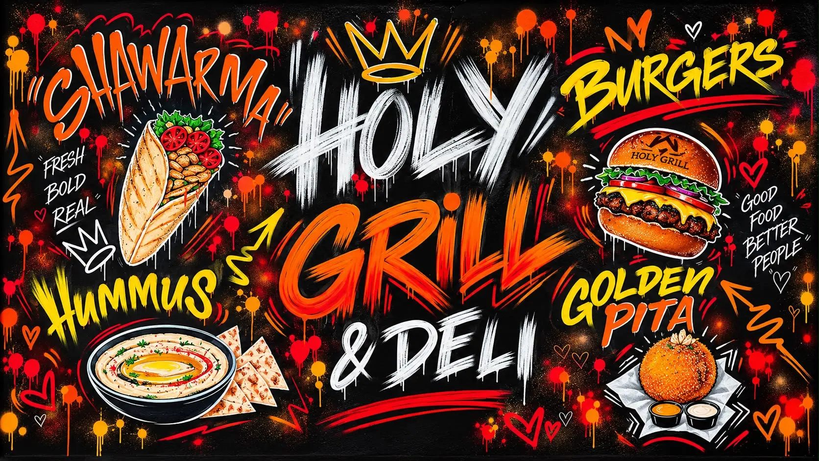 Holy Grill & Deli artwork